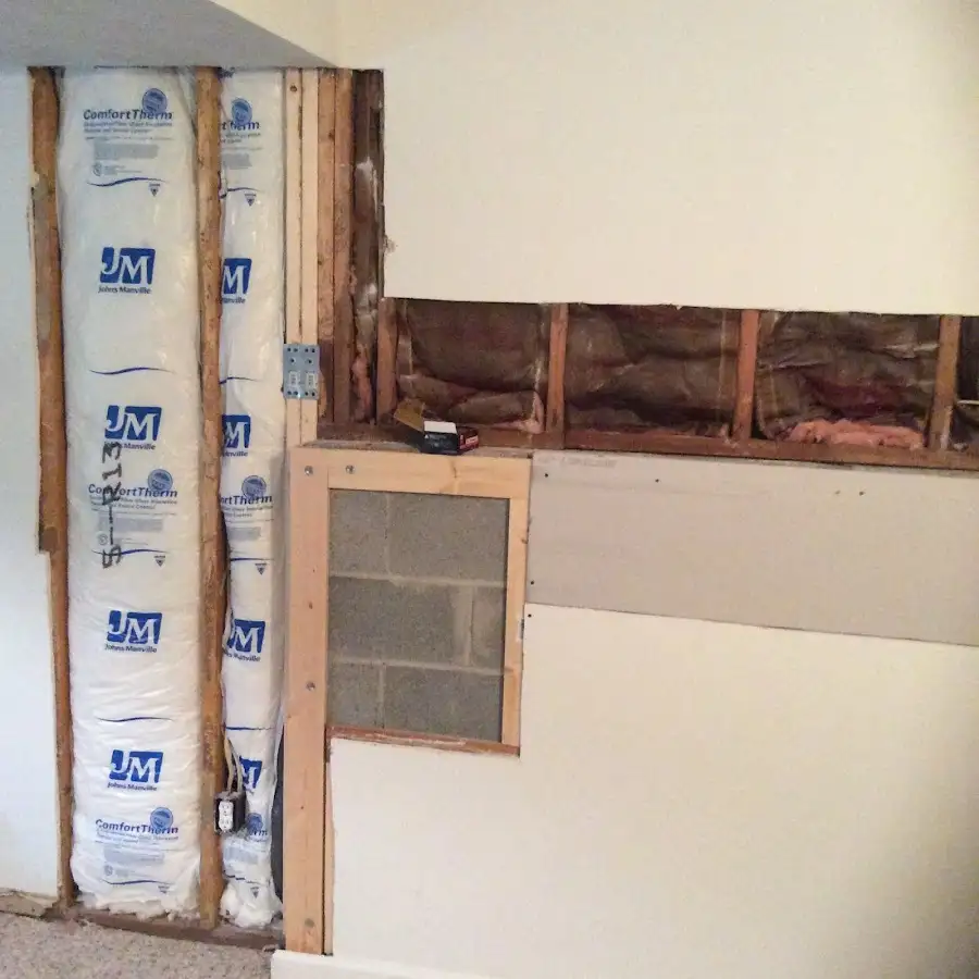 Wall insulation replacement during Odor Removal & Deodorization in Paramount